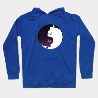 Yin Yang Cat Hoodie